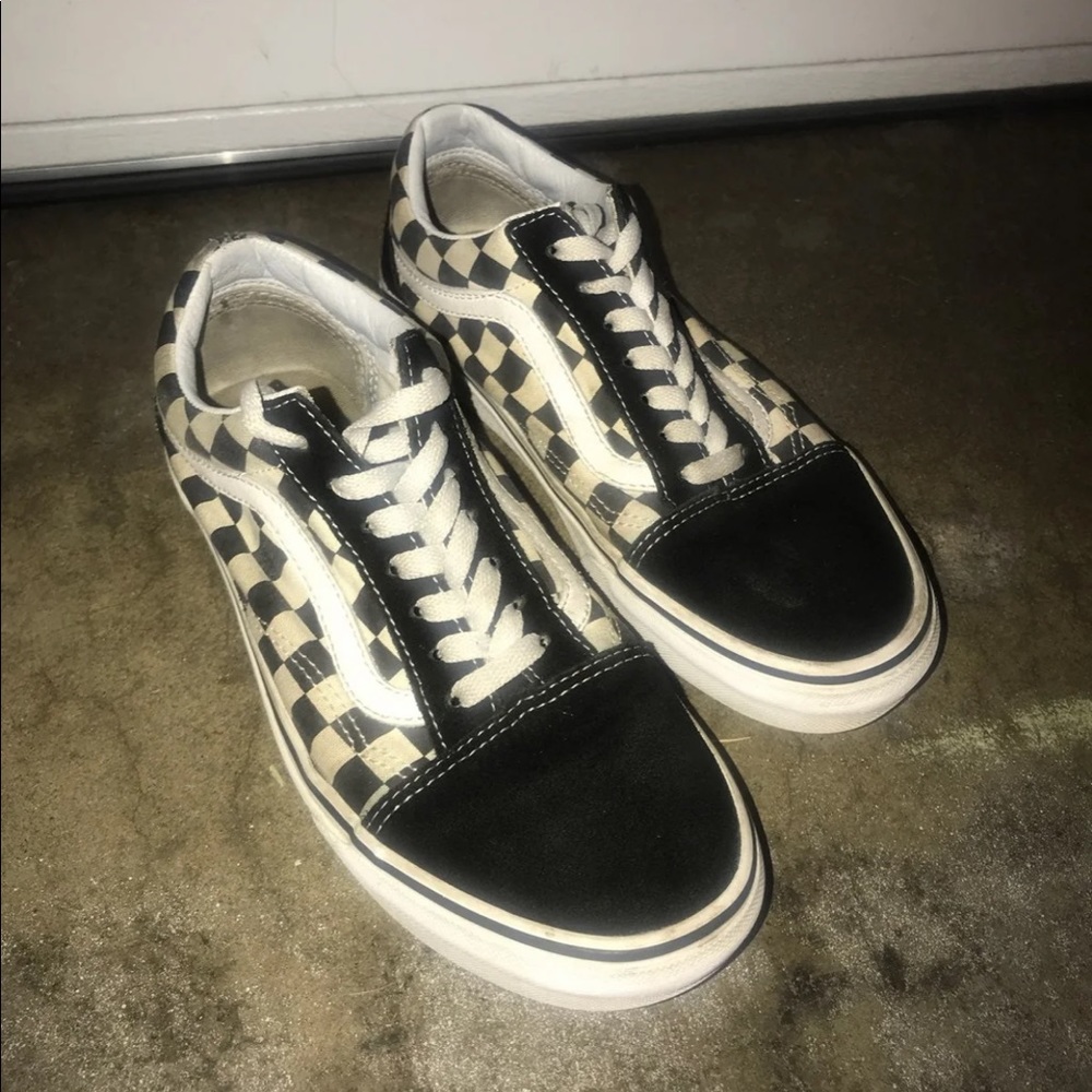 Checkered Old Skool Vans